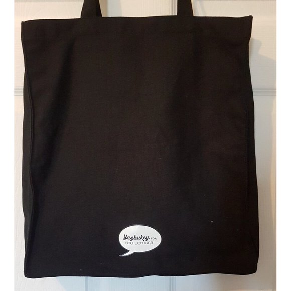 Yazbukey for SHU UEMURA Canvas Tote Bag Purse I Love My Shu Shu Black - Picture 5 of 9